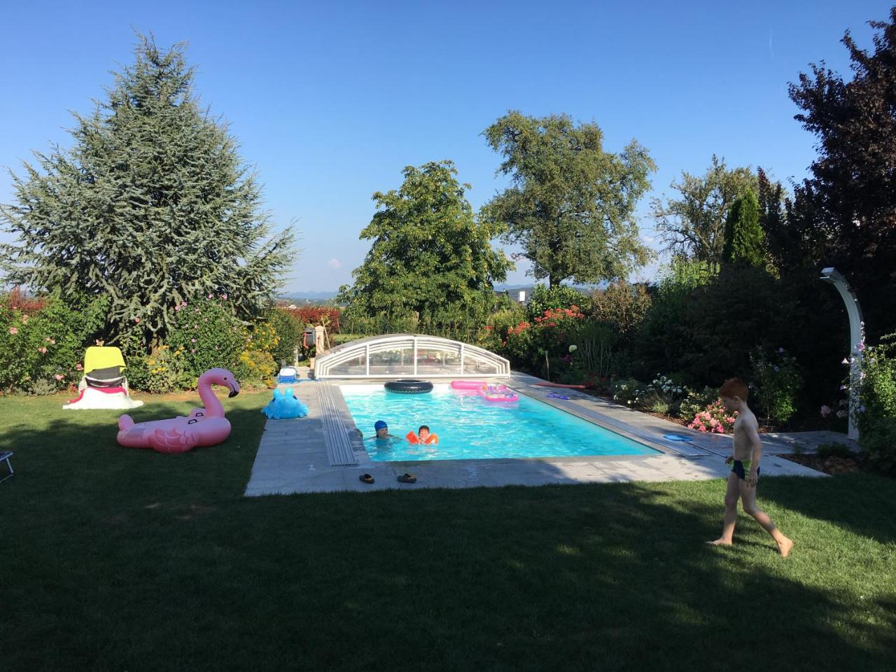 Familienbauernhof Strassbauer Villa Steinakirchen Am Forst Luaran gambar